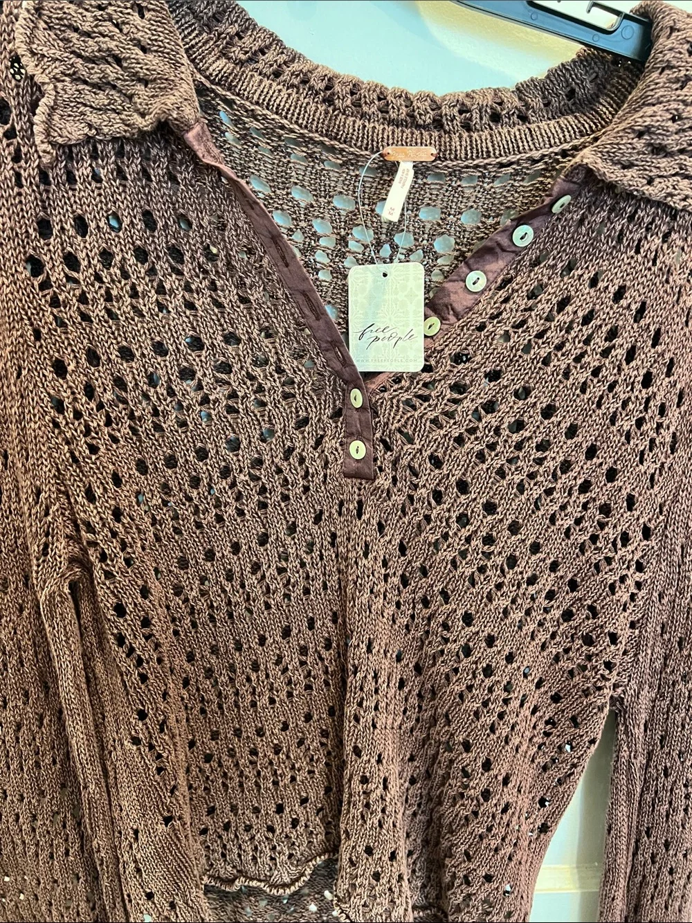 Free People openwork crochet